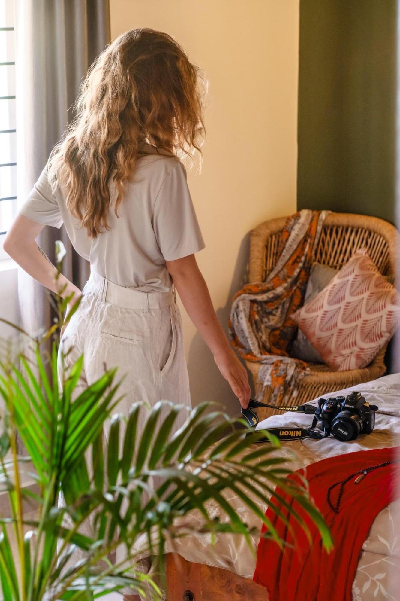 The Hideout Cottage And Restaurant هامبي المظهر الخارجي الصورة